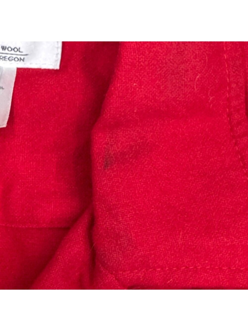Pendleton Heritage Jacket Women Large Red Wool Limited Edition Made in USA READ - Picture 11 of 13